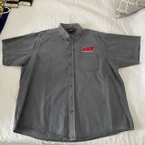 Harley Davidson Mens XXL button down grey short sleeve shirt